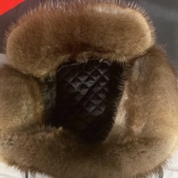 Womens mink fur cap vintage 70’s - Picture 6 of 8